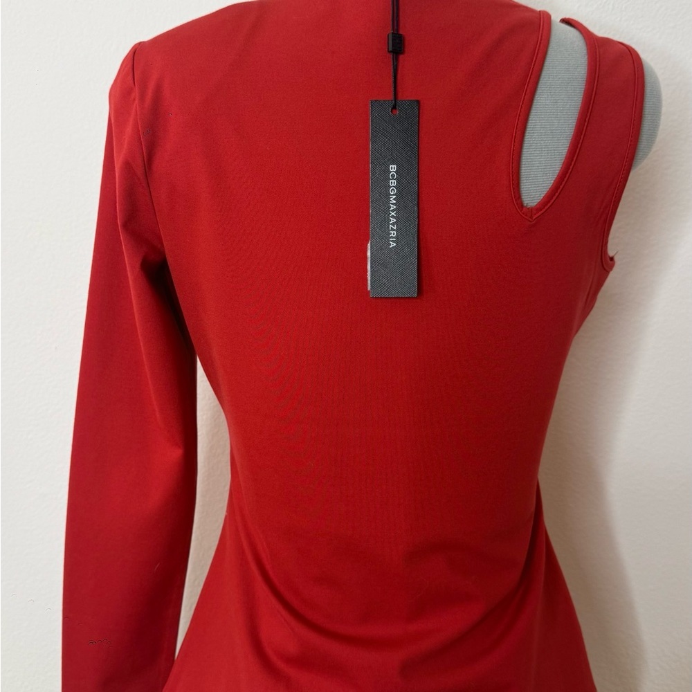 NWT BCBG Cutout Long Sleeve Top S - Picture 3 of 6